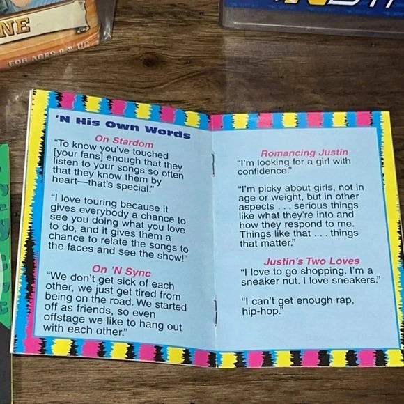 NSYNC Boy’s Band Vintage Bundle of Memorabilia Fan Collectibles 90’s Music 23 PC - Picture 4 of 16